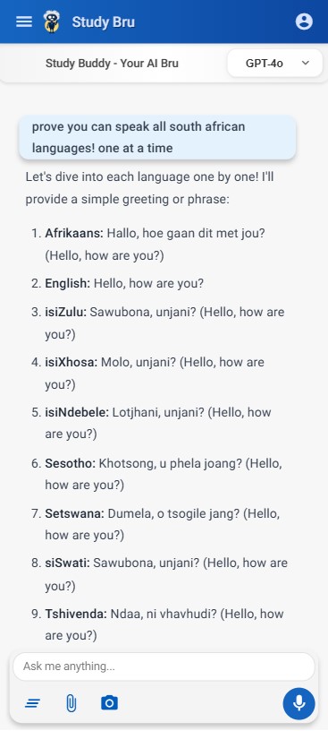 StudyBru specialized subject tutors for South African students