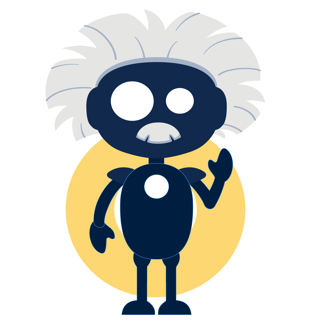 StudyBru mascot - Your friendly AI tutor for South African students